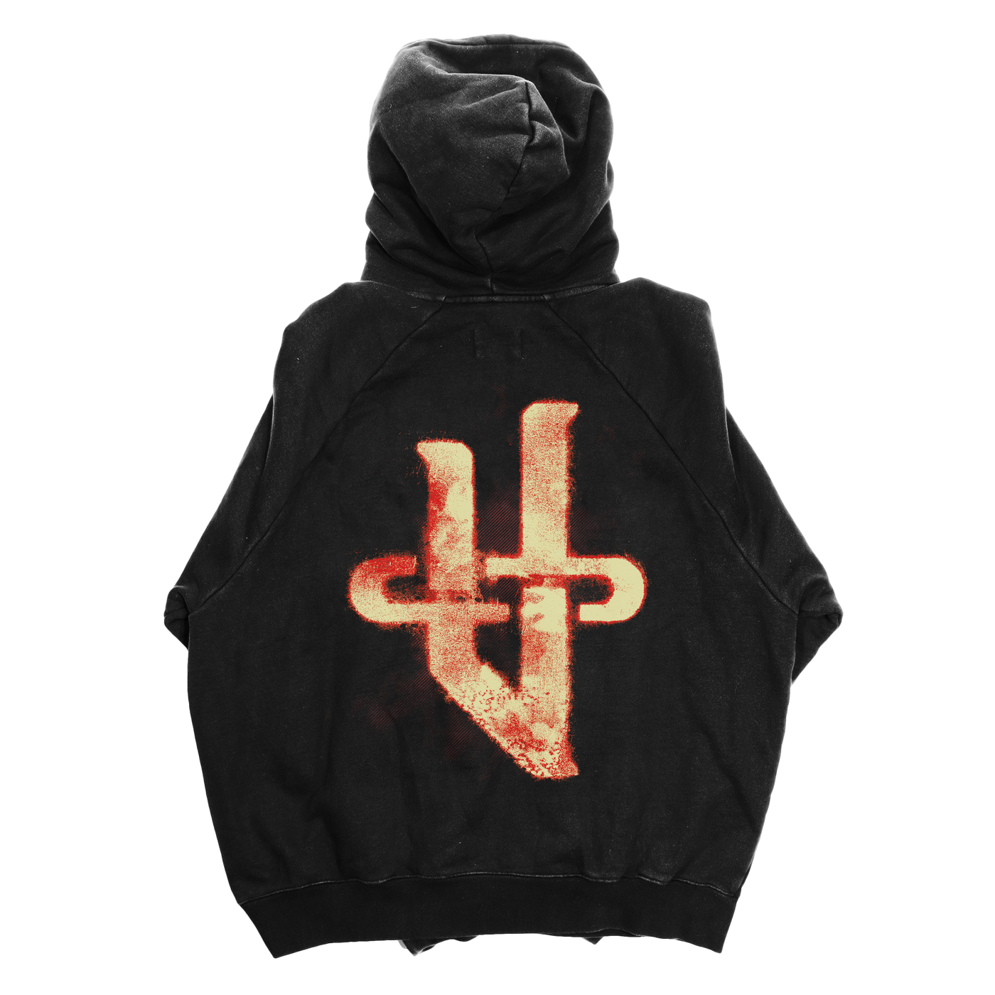 "BURNED LOGO" HOODIE