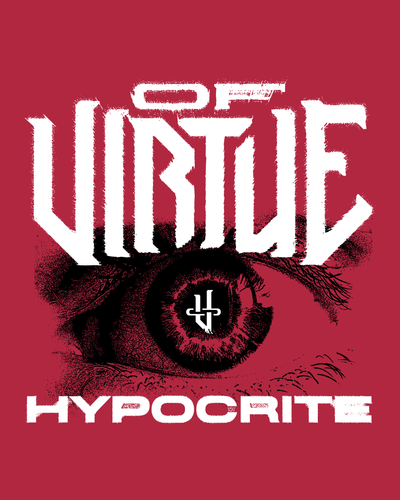 "HYPOCRITE EYE" HOODIE (RED)
